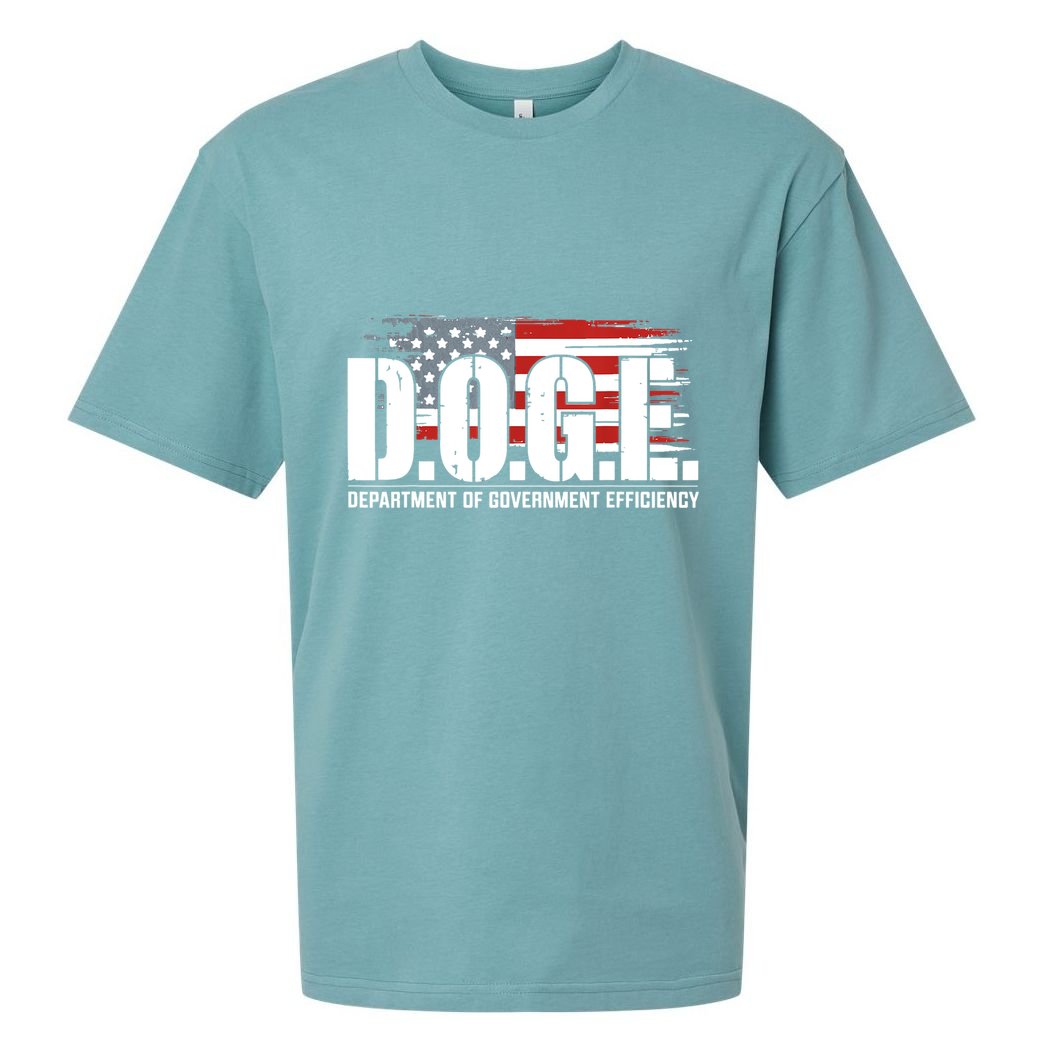 Doge Department Of Government Efficiency D.O.G.E Sueded Cloud Jersey T-Shirt