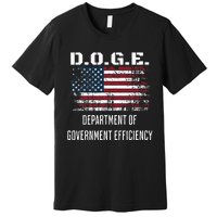 D.O.G.E. Department Of Government Efficiency Satirical Humor Premium T-Shirt