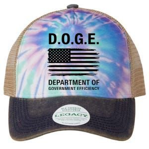 Doge Department Of Government Efficiency Legacy Tie Dye Trucker Hat