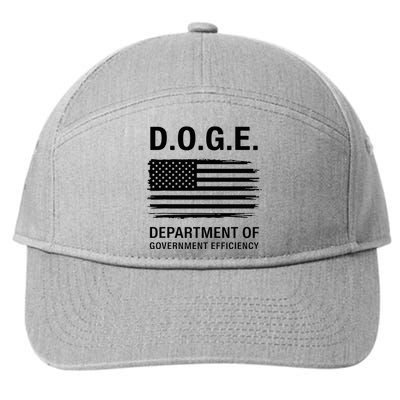 Doge Department Of Government Efficiency 7-Panel Snapback Hat