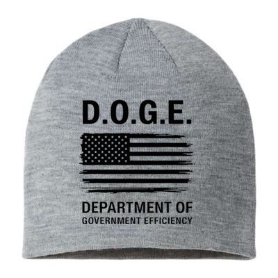 Doge Department Of Government Efficiency Sustainable Beanie