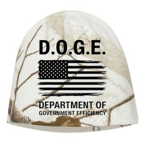 Doge Department Of Government Efficiency Kati - Camo Knit Beanie