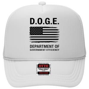 Doge Department Of Government Efficiency High Crown Mesh Back Trucker Hat