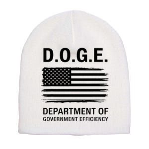 Doge Department Of Government Efficiency Short Acrylic Beanie