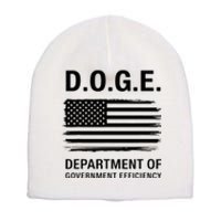 Doge Department Of Government Efficiency Short Acrylic Beanie