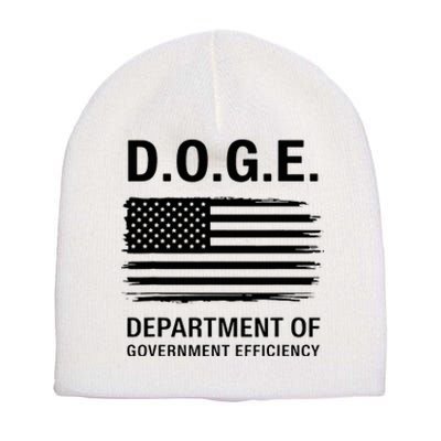 Doge Department Of Government Efficiency Short Acrylic Beanie