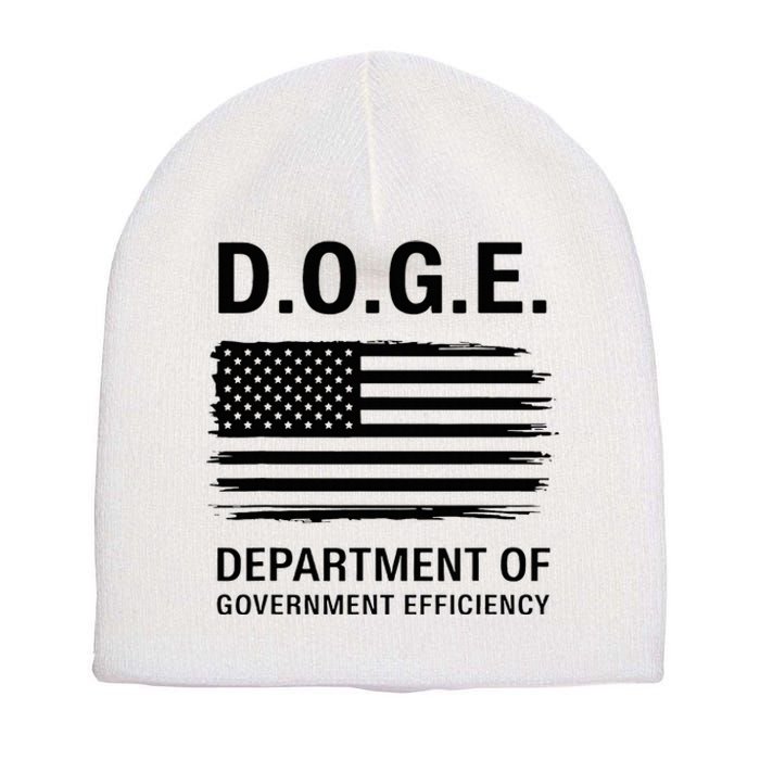 Doge Department Of Government Efficiency Short Acrylic Beanie