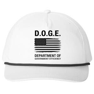 Doge Department Of Government Efficiency Snapback Five-Panel Rope Hat