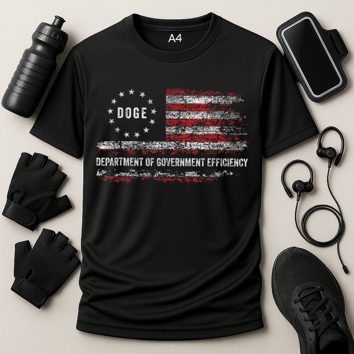 Doge Department Of Government Efficiency D.O.G.E Cooling Performance Crew T-Shirt