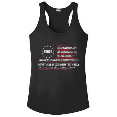 Doge Department Of Government Efficiency D.O.G.E Ladies PosiCharge Competitor Racerback Tank