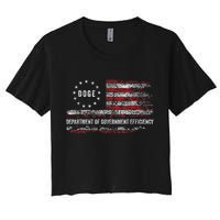 Doge Department Of Government Efficiency D.O.G.E Women's Crop Top Tee