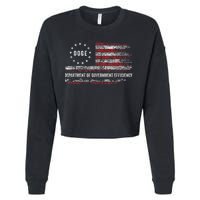 Doge Department Of Government Efficiency D.O.G.E Cropped Pullover Crew