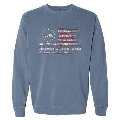 Doge Department Of Government Efficiency D.O.G.E Garment-Dyed Sweatshirt