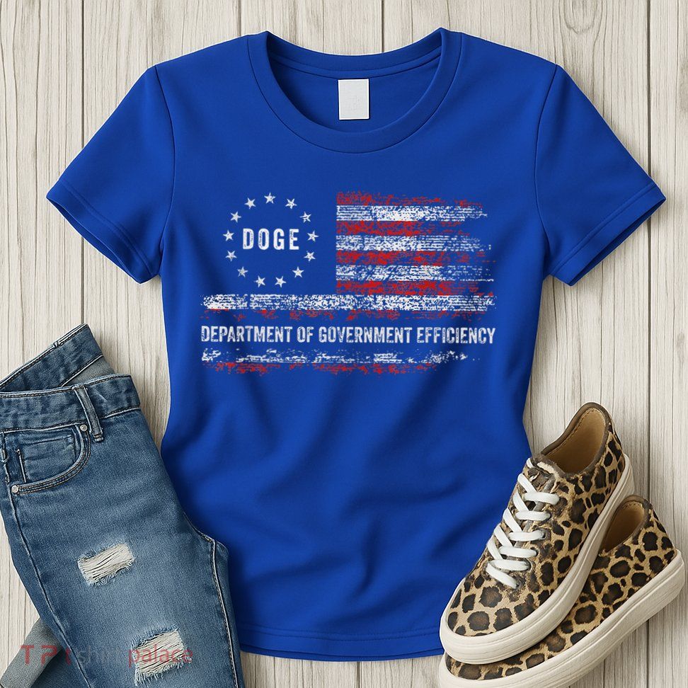 Doge Department Of Government Efficiency D.O.G.E Womens T-Shirt