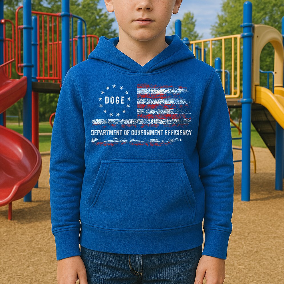 Doge Department Of Government Efficiency D.O.G.E Kids Hoodie