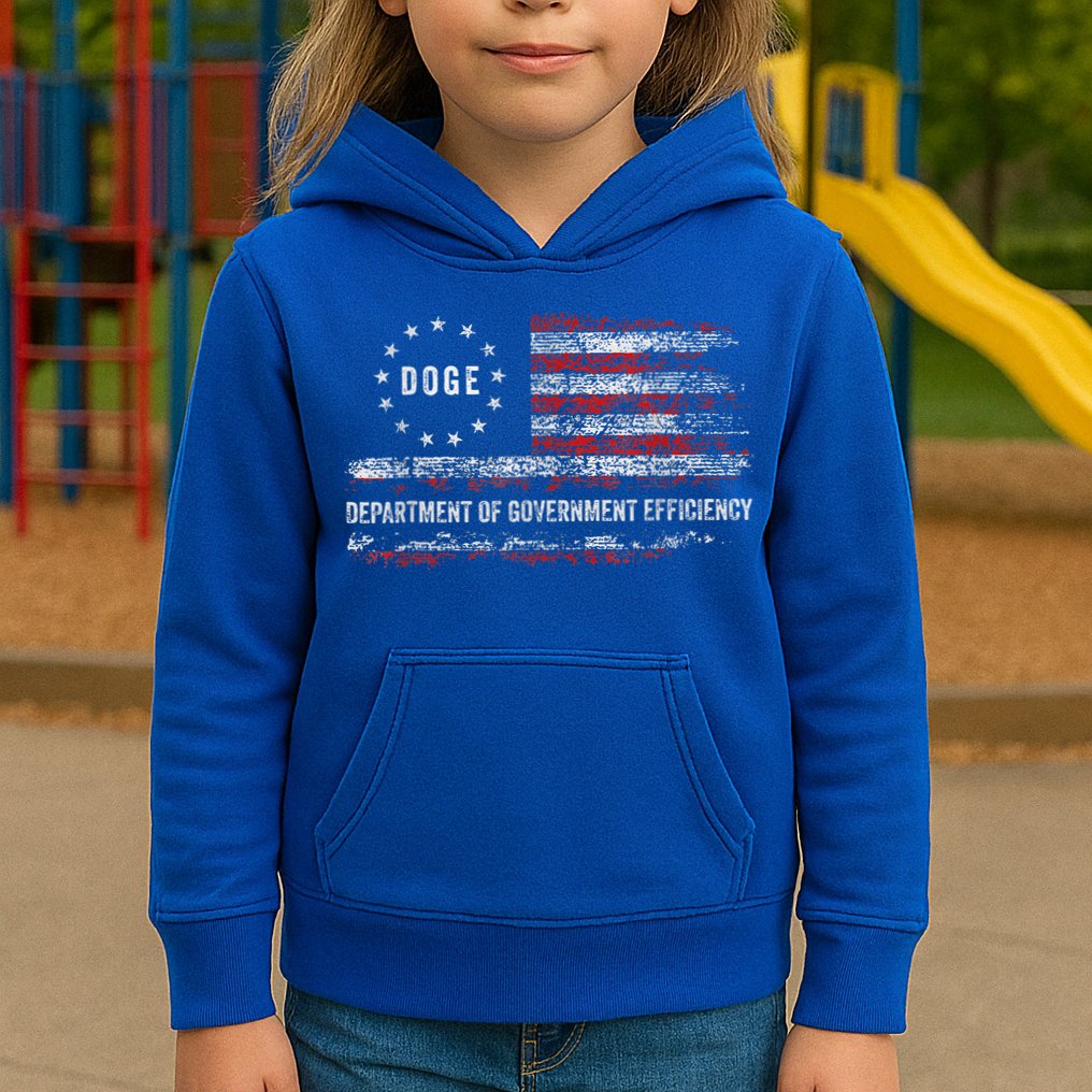 Doge Department Of Government Efficiency D.O.G.E Kids Hoodie