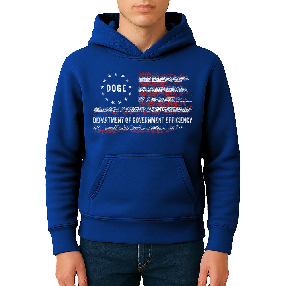 Doge Department Of Government Efficiency D.O.G.E Kids Hoodie