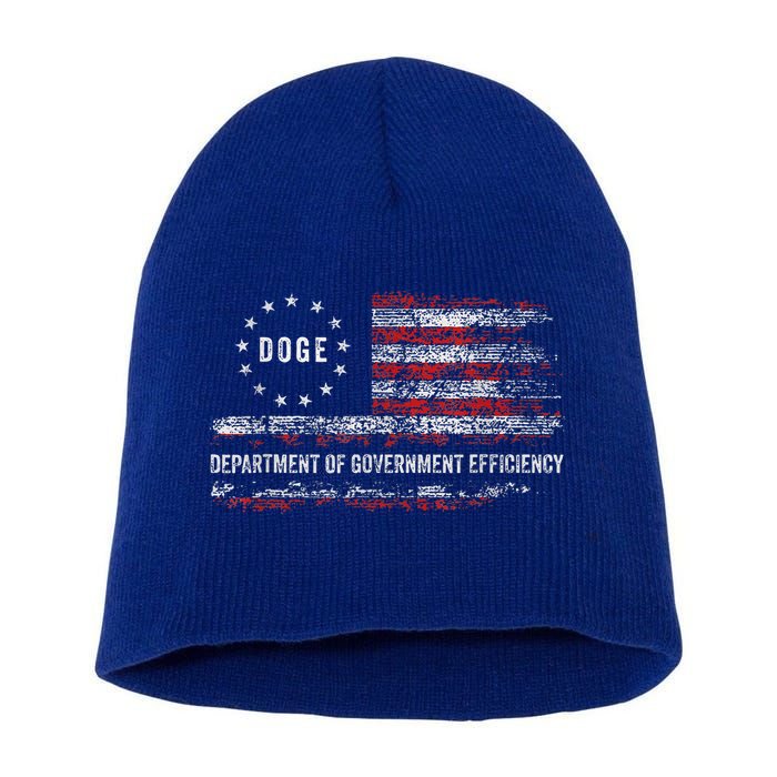 Doge Department Of Government Efficiency D.O.G.E Short Acrylic Beanie