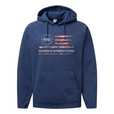 Doge Department Of Government Efficiency D.O.G.E Performance Fleece Hoodie