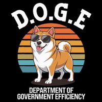 Doge Department Of Government Efficiency Cute Shiba Inu Dog Impact Tech Backpack