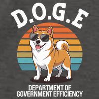 Doge Department Of Government Efficiency Cute Shiba Inu Dog Vector Backpack