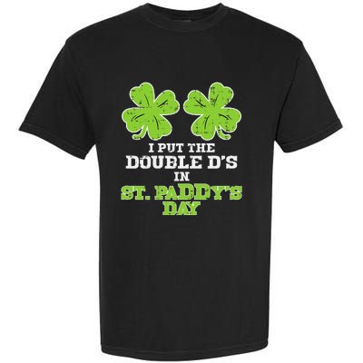 Double Ds On St Paddys Day Shamrock Funny Patricks Garment-Dyed Heavyweight T-Shirt