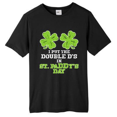 Double Ds On St Paddys Day Shamrock Funny Patricks Tall Fusion ChromaSoft Performance T-Shirt