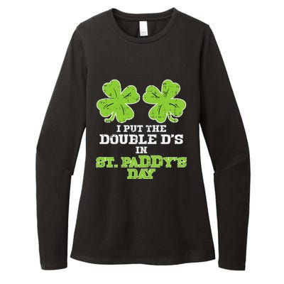 Double Ds On St Paddys Day Shamrock Funny Patricks Womens CVC Long Sleeve Shirt