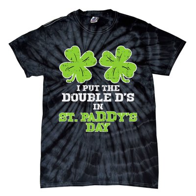 Double Ds On St Paddys Day Shamrock Funny Patricks Tie-Dye T-Shirt