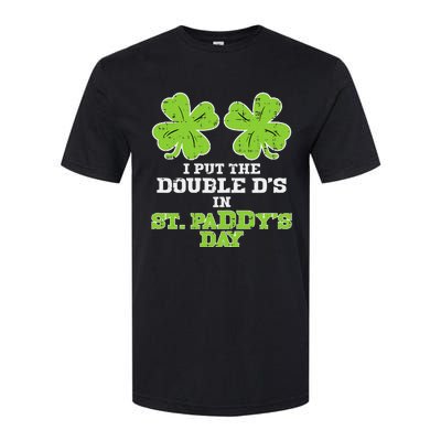 Double Ds On St Paddys Day Shamrock Funny Patricks Softstyle® CVC T-Shirt