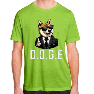 D.O.G.E Department Of Government Efficiency Doge Trump Adult ChromaSoft Performance T-Shirt