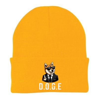 D.O.G.E Department Of Government Efficiency Doge Trump Knit Cap Winter Beanie