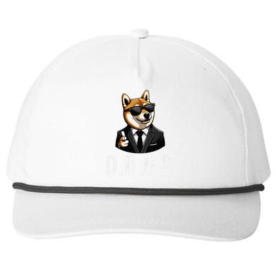 D.O.G.E Department Of Government Efficiency Doge Trump Snapback Five-Panel Rope Hat