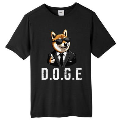 D.O.G.E Department Of Government Efficiency Doge Trump Tall Fusion ChromaSoft Performance T-Shirt