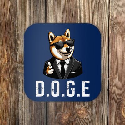 D.O.G.E Department Of Government Efficiency Doge Trump Coaster