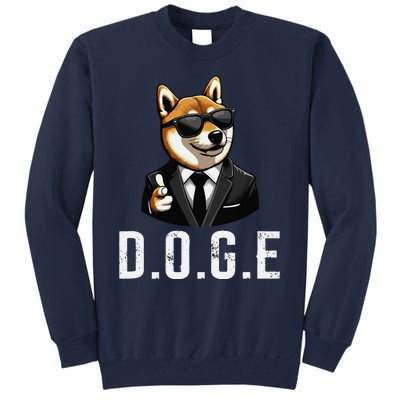 D.O.G.E Department Of Government Efficiency Doge Trump Tall Sweatshirt