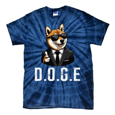 D.O.G.E Department Of Government Efficiency Doge Trump Tie-Dye T-Shirt