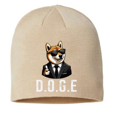 D.O.G.E Department Of Government Efficiency Doge Trump Sustainable Beanie