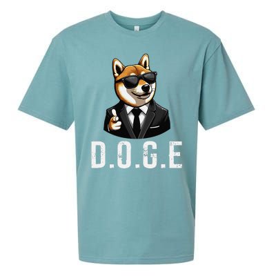 D.O.G.E Department Of Government Efficiency Doge Trump Sueded Cloud Jersey T-Shirt