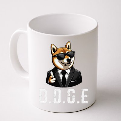 D.O.G.E Department Of Government Efficiency Doge Trump Coffee Mug