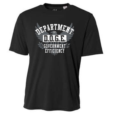 Doge Department Of Government Efficiency Cooling Performance Crew T-Shirt