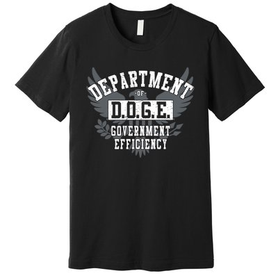 Doge Department Of Government Efficiency Premium T-Shirt