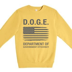 Doge Department Of Government Efficiency Gift Premium Crewneck Sweatshirt