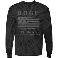 Doge Department Of Government Efficiency Gift Tie-Dye Long Sleeve Shirt