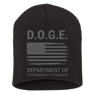 Doge Department Of Government Efficiency Gift Short Acrylic Beanie