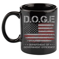 Doge Department Of Government Efficiency  Doge 11oz C Handle Ceramic Mug