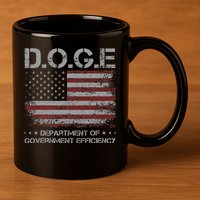 Doge Department Of Government Efficiency  Doge 11oz C Handle Ceramic Mug