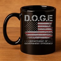 Doge Department Of Government Efficiency  Doge 11oz C Handle Ceramic Mug