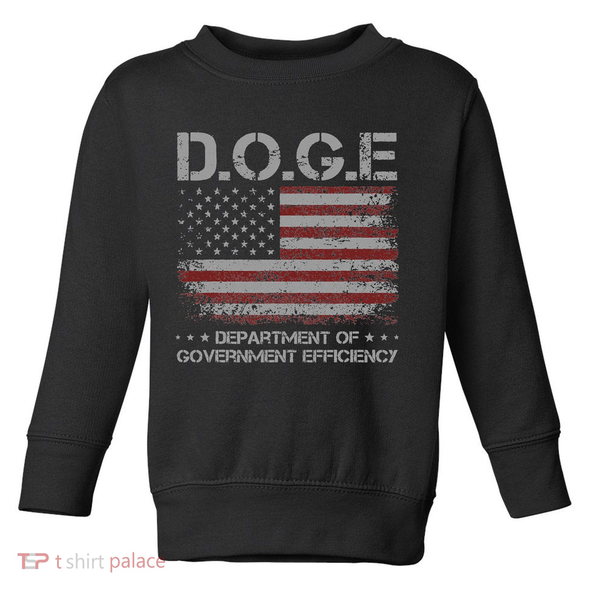 Doge Department Of Government Efficiency  Doge Toddler Sweatshirt