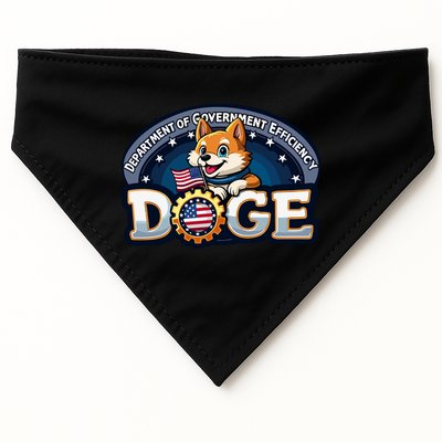 Doge Department Of Government Efficiency USA-Made Doggie Bandana